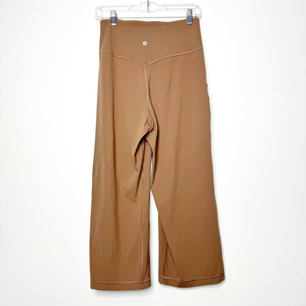 Lululemon Align Wide Leg Super High Rise Crop 23” in Cacao Size 8 - Picture 7 of 9